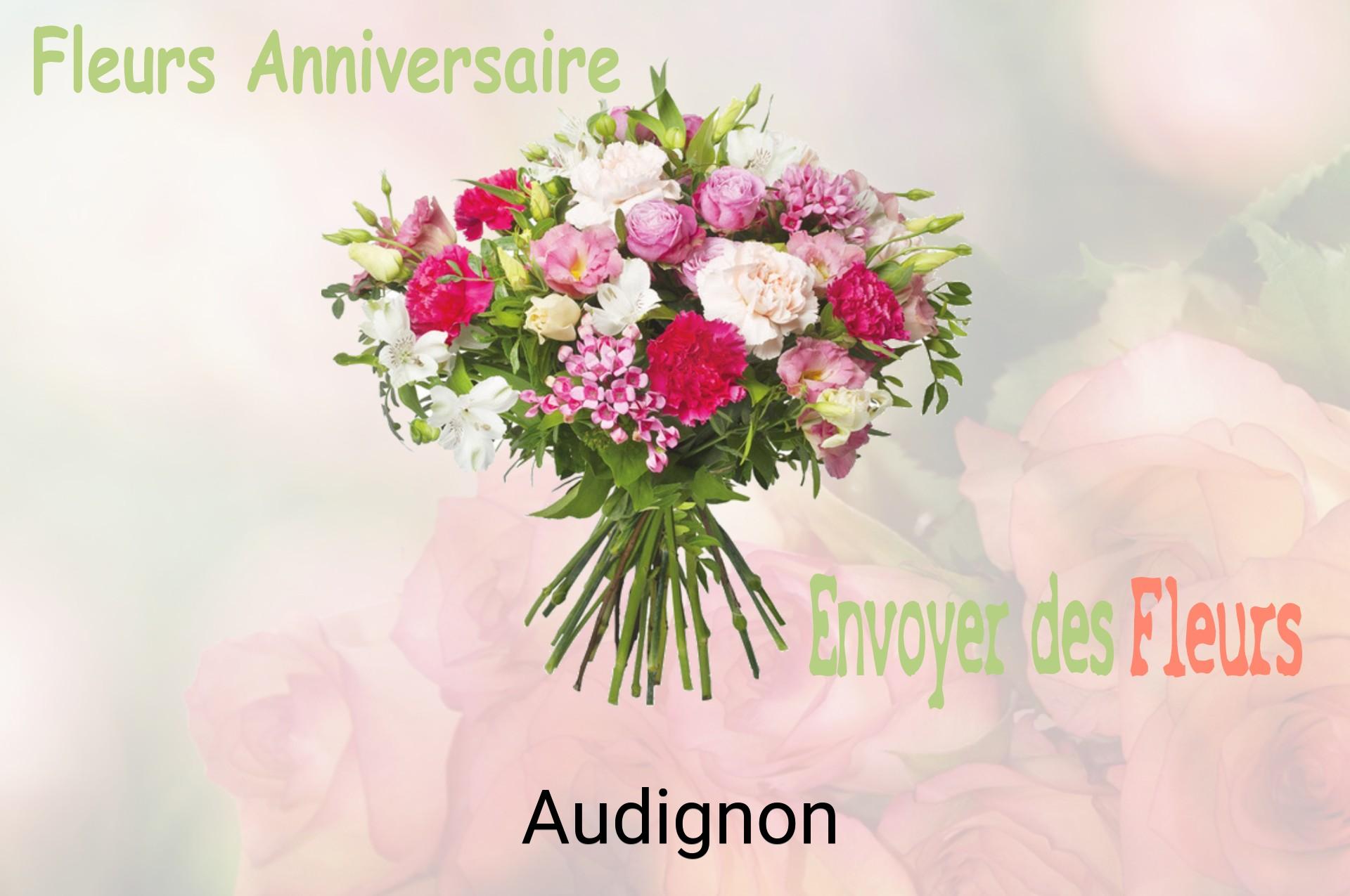 Bouquet de fleurs d’anniversaire livré à Audignon